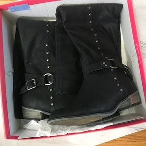Brand new flat over knee boot